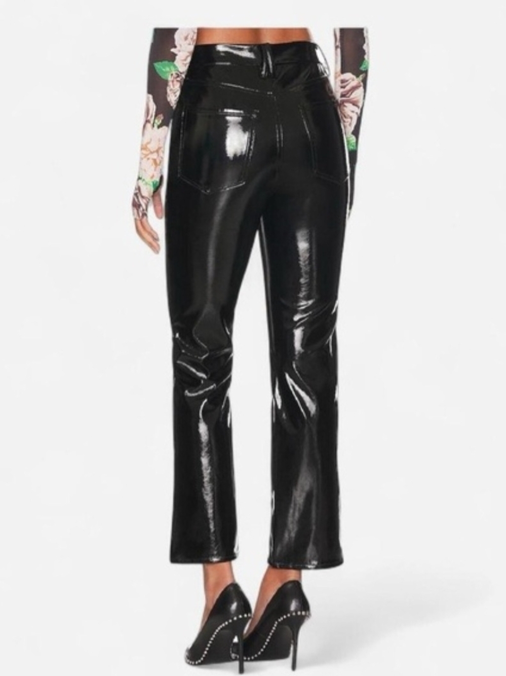 Good American Better Than Leather Good Curve Faux Leather Pants Size 8/29